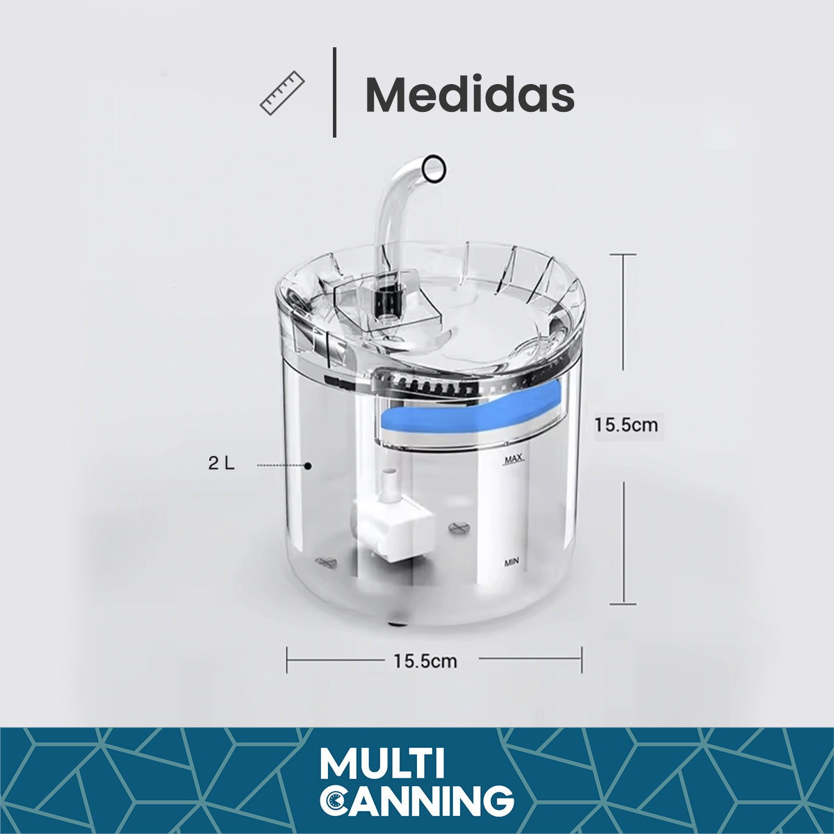 🐾 FreshFlow Fountain – Fuente de Agua Automática