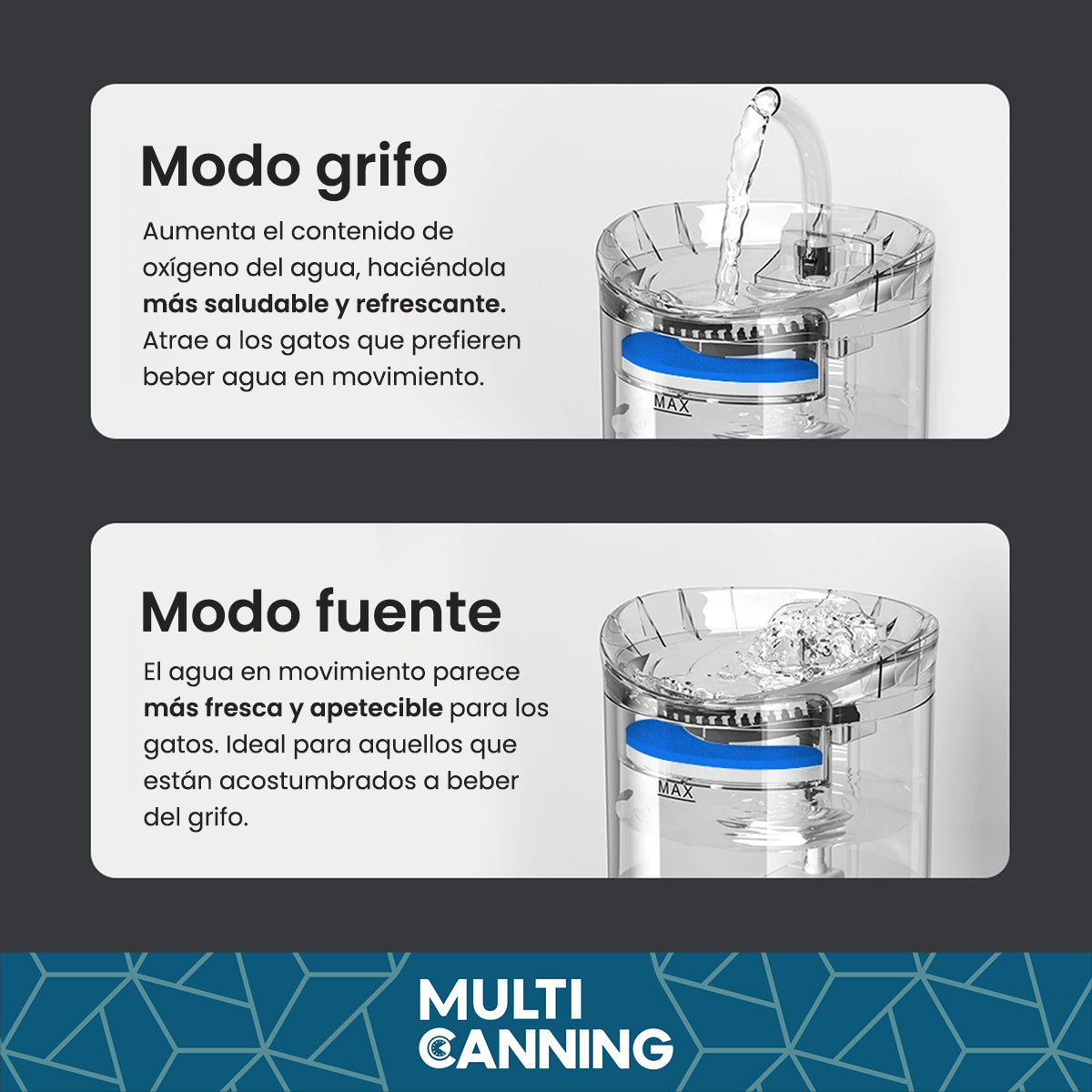 🐾 FreshFlow Fountain – Fuente de Agua Automática