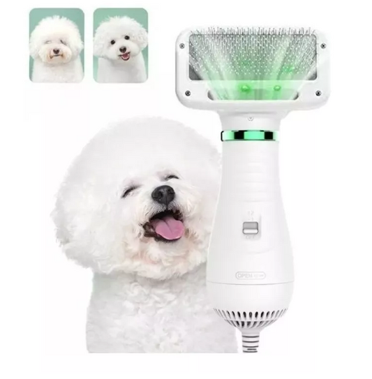 🐾 1PetDry Brush Pro – Cepillo Secador 2 en 1 para Mascotas