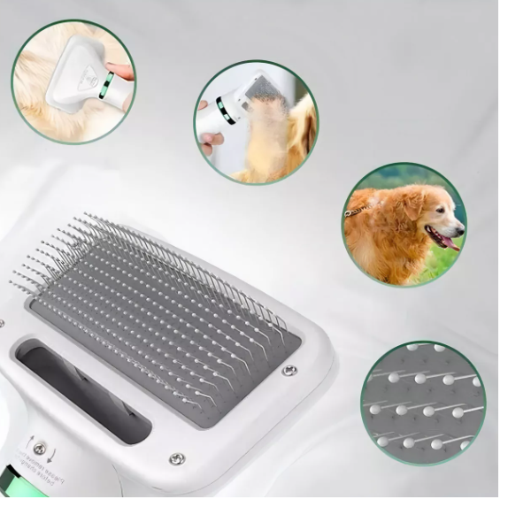🐾 1PetDry Brush Pro – Cepillo Secador 2 en 1 para Mascotas