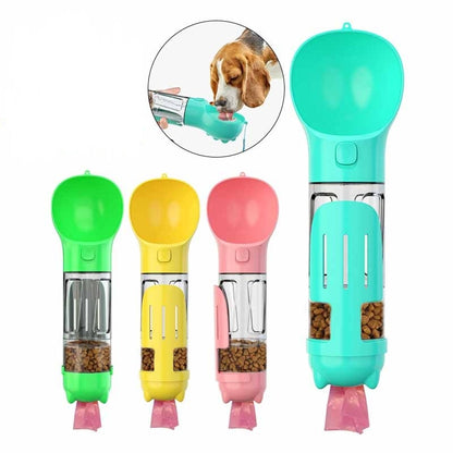 🐾 SmartTravel Paw – Botella Portátil 3 en 1 para Mascotas